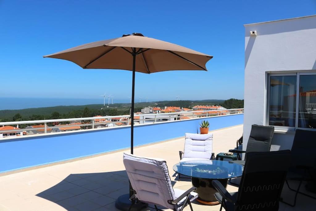 Sitio Penthouse - Big Terrace With Sea View & Bbq Villa Nazaré Buitenkant foto