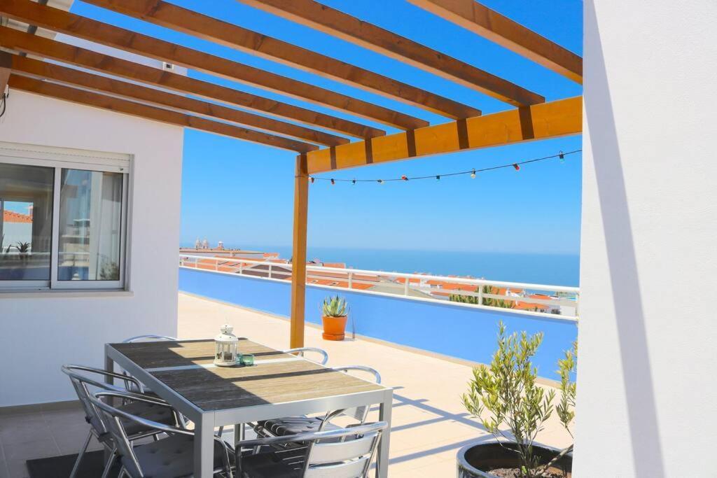 Sitio Penthouse - Big Terrace With Sea View & Bbq Villa Nazaré Buitenkant foto