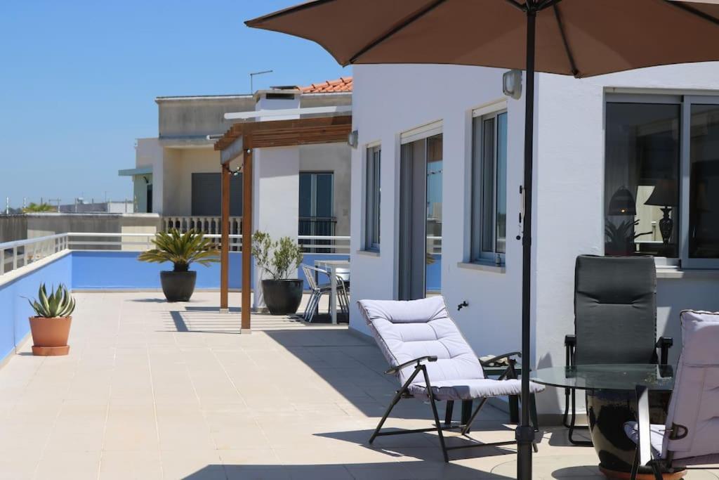 Sitio Penthouse - Big Terrace With Sea View & Bbq Villa Nazaré Buitenkant foto